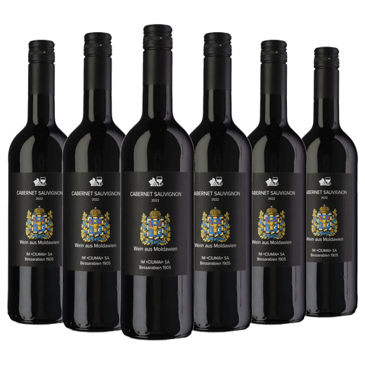 Ciumai Cabernet Sauvignon 2022 – 6er Weinpaket, 6×750 ml, Rotwein aus Moldawien