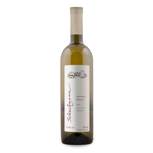 Schuchmann Rkatsiteli 2022 – 750ml Flasche, trockener Weißwein, 13% vol – Beliebtester georgischer Weißwein mit frischen und fruchtigen Aromen.