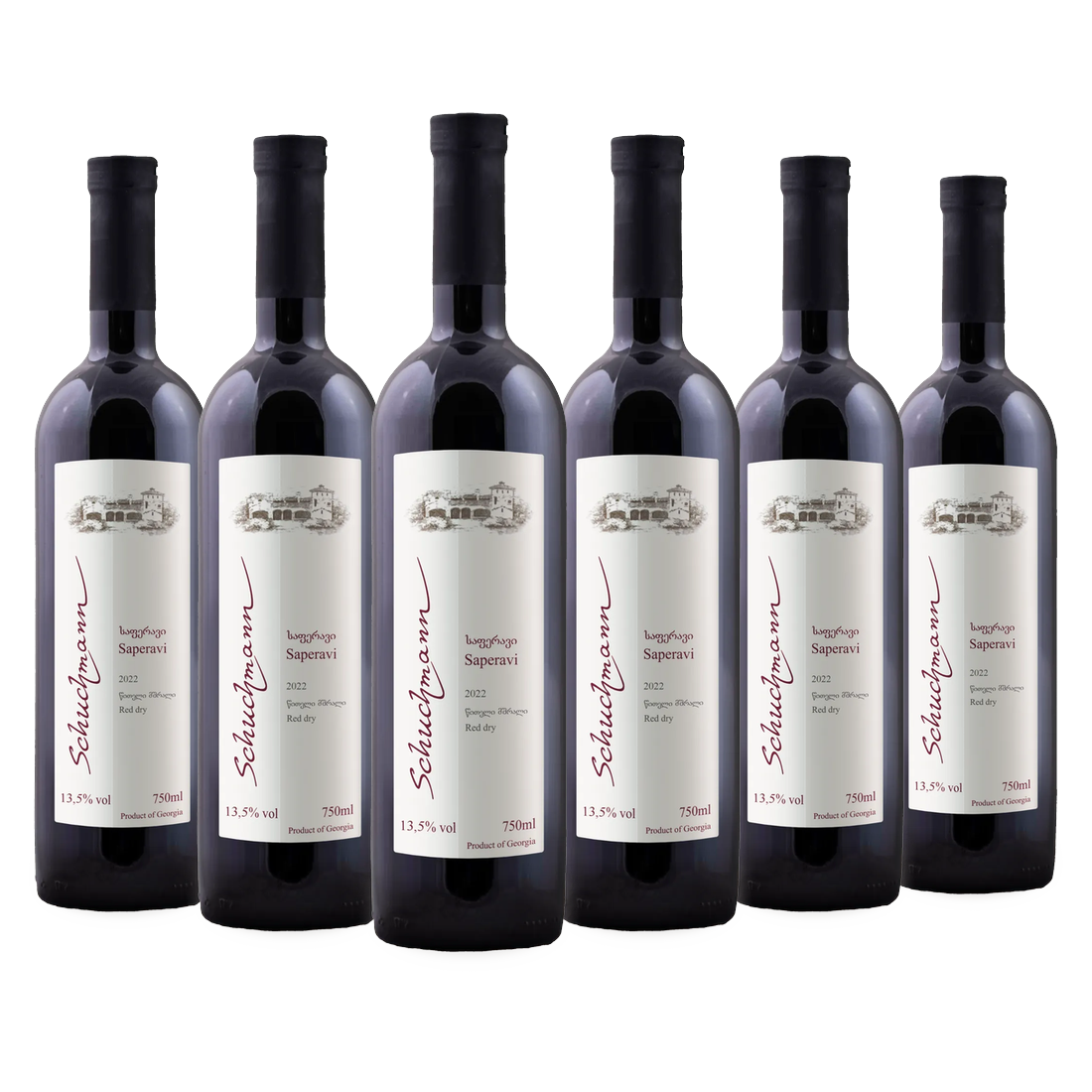 Schuchmann Saperavi 2022 – 6er Weinpaket, 6×750 ml
