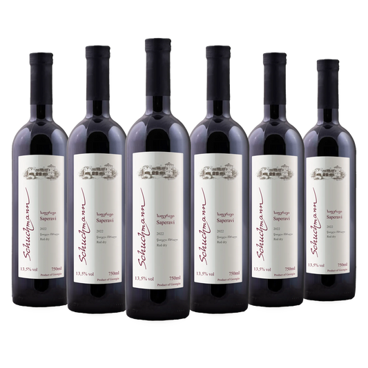 Schuchmann Saperavi 2022 – 6er Weinpaket, 6×750 ml